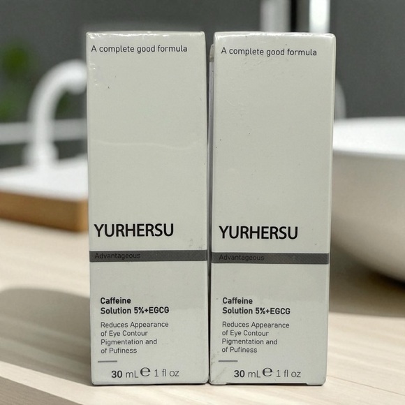 2x Caffeine Solution 5% + EGCG Reduces Puffiness & Eye Contour 1 fl oz Each - Picture 1 of 5